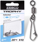 Agrafka z krętlikiem Zebco Trophy Rolling Swivel