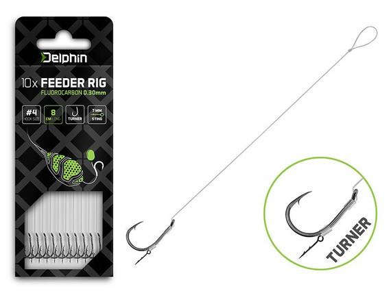 Przypon Feederowy Delphin Fluoro Sting Turner