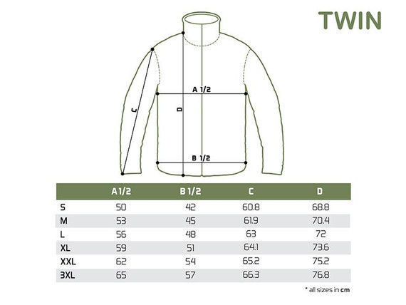 Kurtka Delphin Twin Zip Fleece
