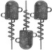 Główka wkręcana Fox Rage Corkscrew Bullet Jig Heads